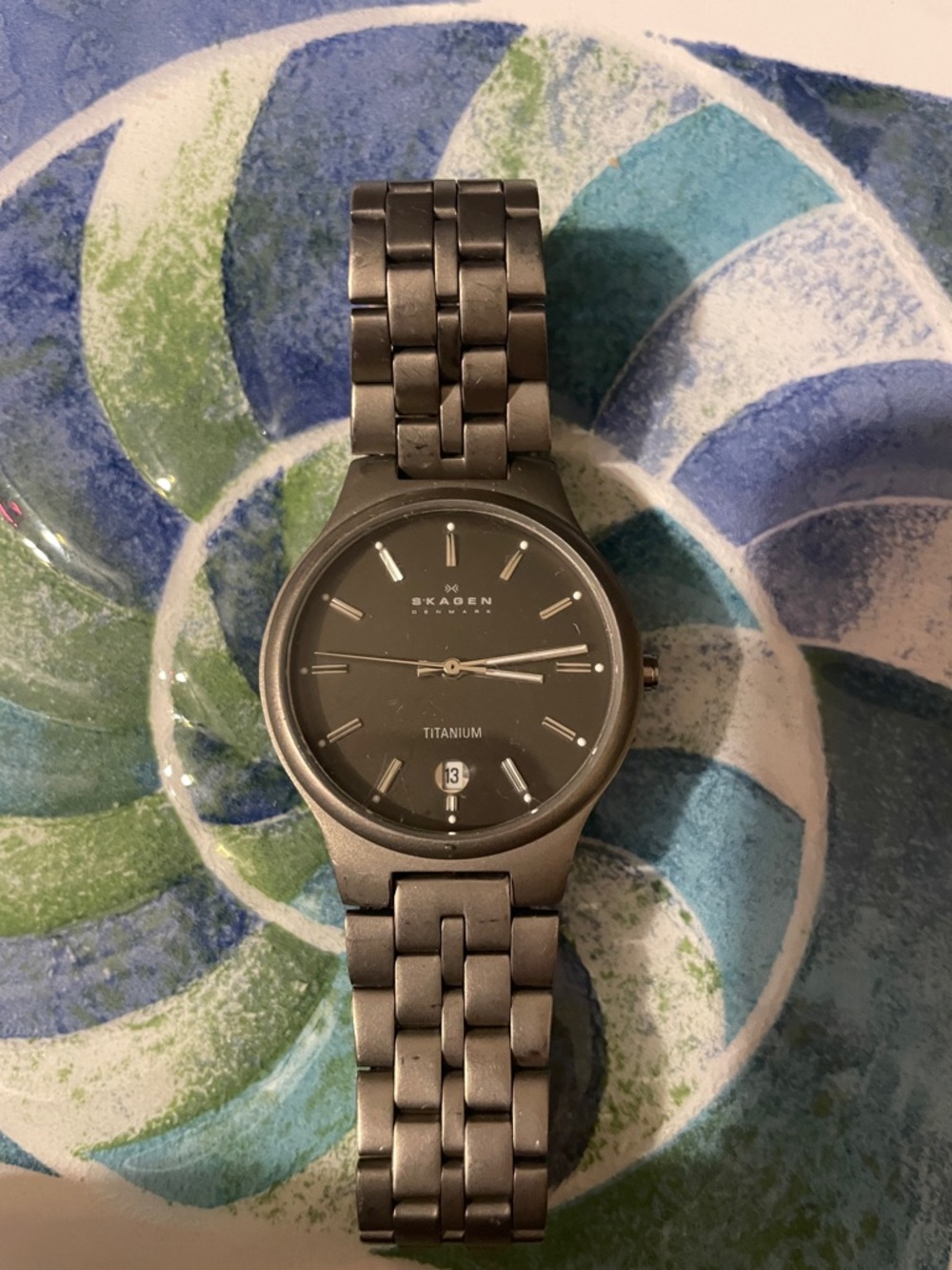 Skagen Titanium Men's Grey Bracelet Watch
